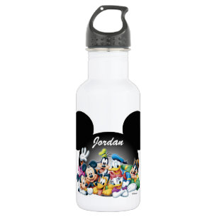 Bouteille D'eau En Acier Inoxydable Mickey & Friends Mickey Ears - Ajouter Votre Nom
