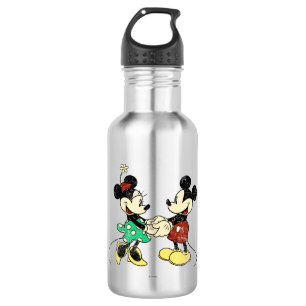 Bouteille D'eau En Acier Inoxydable Mickey & Minnie Vintage