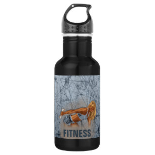 Bouteille D'eau En Acier Inoxydable Miss Fitness II -