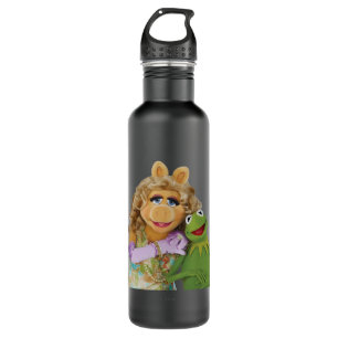 Bouteille D'eau En Acier Inoxydable Miss Piggy et Kermit