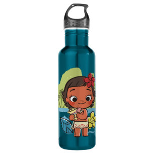 Bouteille D'eau En Acier Inoxydable Moana  La fille de l'île