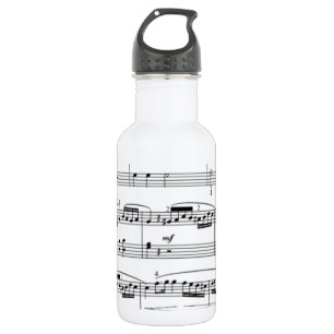 Bouteille D'eau En Acier Inoxydable notes musicales