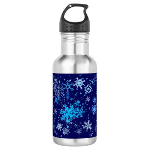 Bouteille D'eau En Acier Inoxydable Nuit de Noël neige