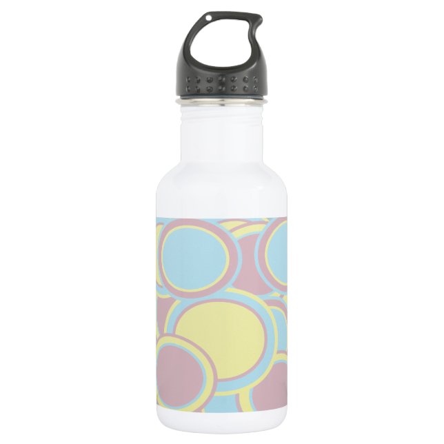 Bouteille D'eau En Acier Inoxydable Peinture Abstraite Pastel moderne (Devant)