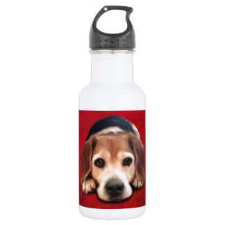 Bouteille D'eau En Acier Inoxydable Peinture beagle Art Chien Art