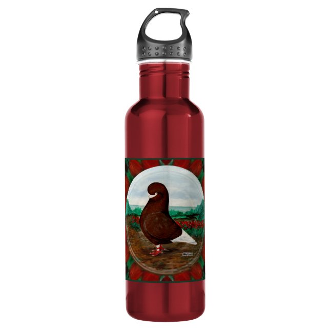 Bouteille D'eau En Acier Inoxydable Pigeon à bec rouge Tumbler (Devant)
