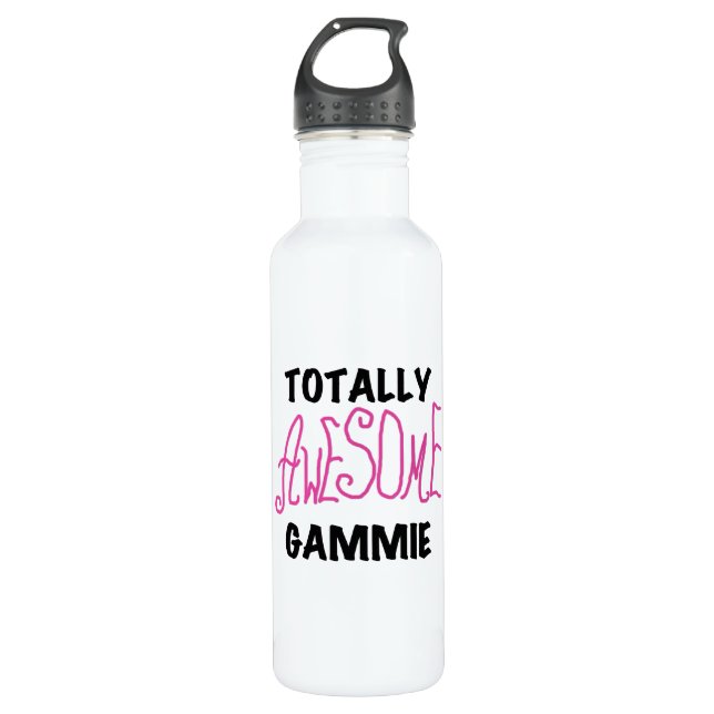 Bouteille D'eau En Acier Inoxydable Pink Totalement génial Gammie (Devant)