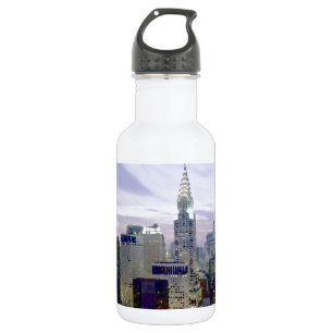 Bouteille D'eau En Acier Inoxydable Pop Art Oil Paint Effet New York