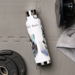 Bouteille d'eau en acier inoxydable Premium avec S