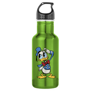 Bouteille D'eau En Acier Inoxydable Principaux raccourcis Mickey   Donald Thinking
