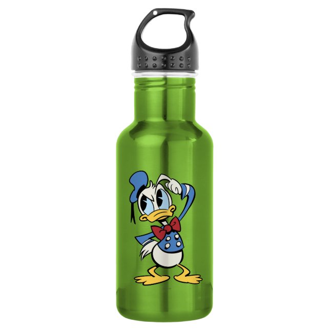 Bouteille D'eau En Acier Inoxydable Principaux raccourcis Mickey | Donald Thinking (Devant)
