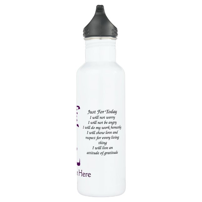 Bouteille D'eau En Acier Inoxydable Principes du Reiki (Droite)