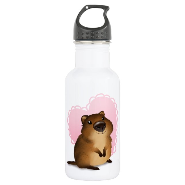 Bouteille D'eau En Acier Inoxydable Quokka (Devant)