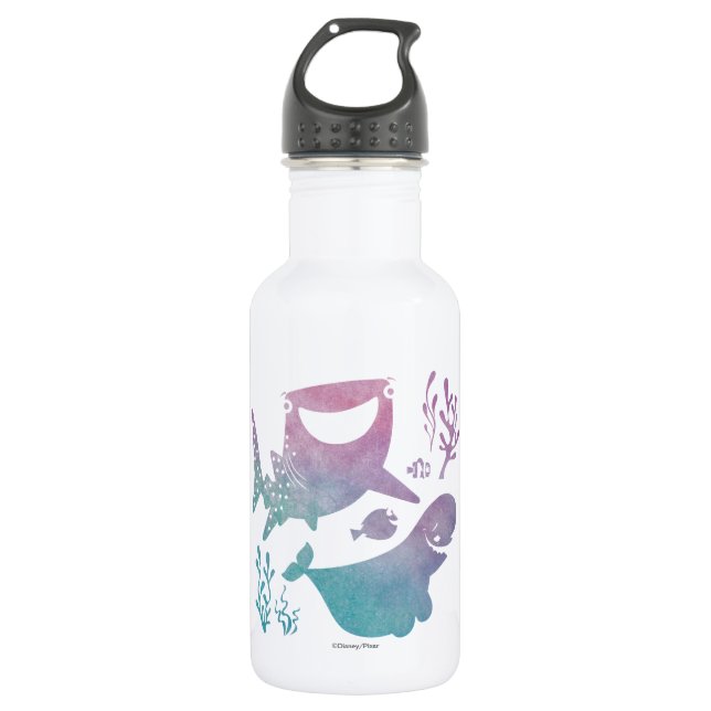 Bouteille D'eau En Acier Inoxydable Recherche de l'aquarelle Dory (Devant)