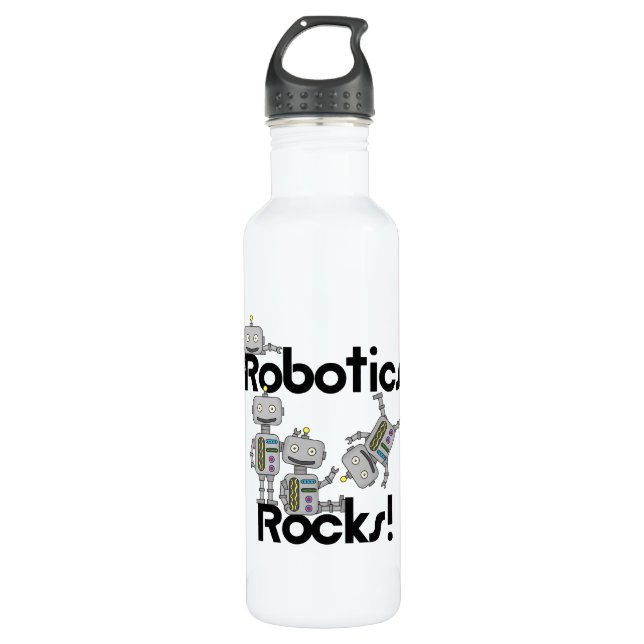 Bouteille D'eau En Acier Inoxydable Roches de robotique (Devant)