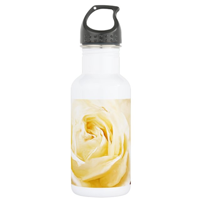 Bouteille D'eau En Acier Inoxydable Rose de Luv_ (Devant)