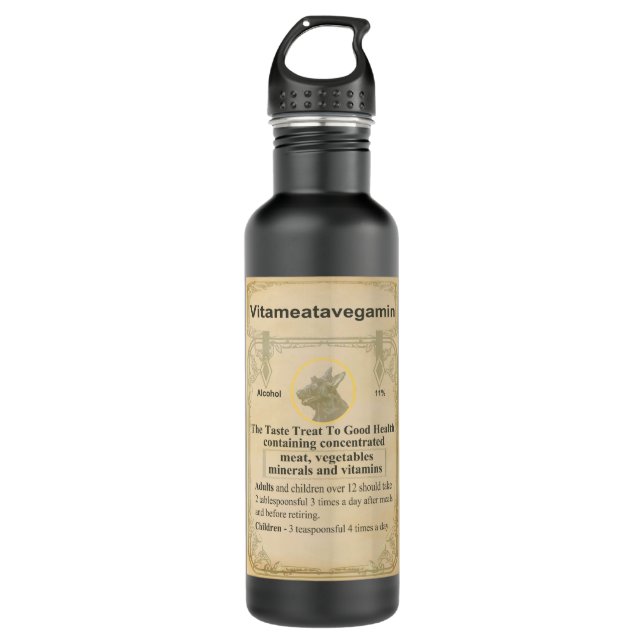 Bouteille D'eau En Acier Inoxydable Scottie Vitameatavegamin (Devant)