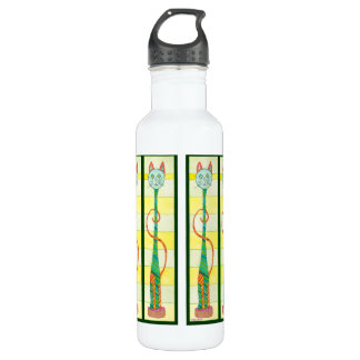 Bouteille D'eau En Acier Inoxydable Six chats grands Waterbottle