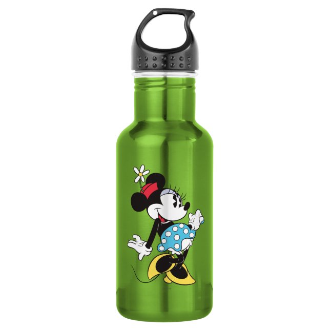 Bouteille D'eau En Acier Inoxydable Souris Minnie classique 3 (Devant)