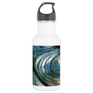 Bouteille D'eau En Acier Inoxydable Spirales en bois