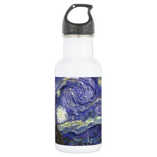Bouteille D'eau En Acier Inoxydable Starry Night, Vincent Van Gogh.