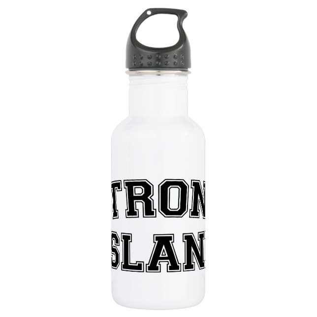 Bouteille D'eau En Acier Inoxydable Strong Island, NYC, États-Unis (Devant)