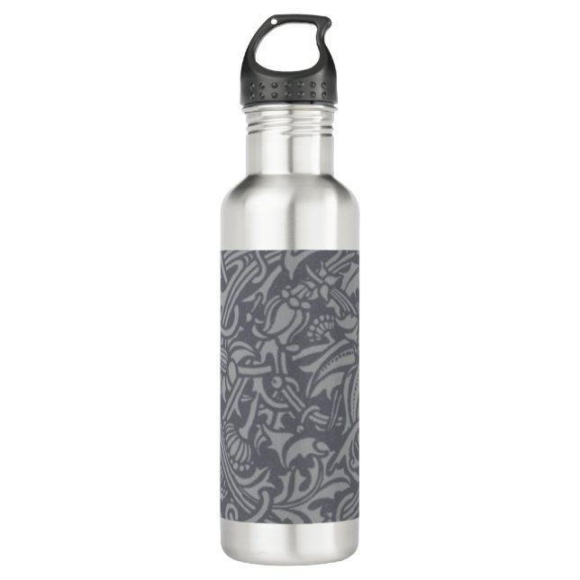 Bouteille D'eau En Acier Inoxydable Style Scottish Thistle Knot William Morris (Devant)