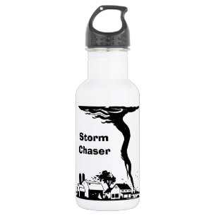 Bouteille D'eau En Acier Inoxydable Tempête Chaser Tornado Twister Météorologie