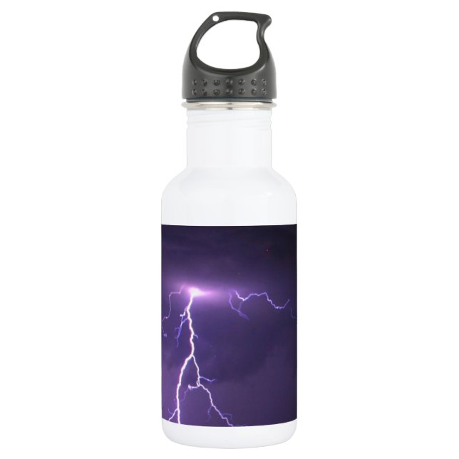 Bouteille D'eau En Acier Inoxydable Tempête de foudre (Devant)