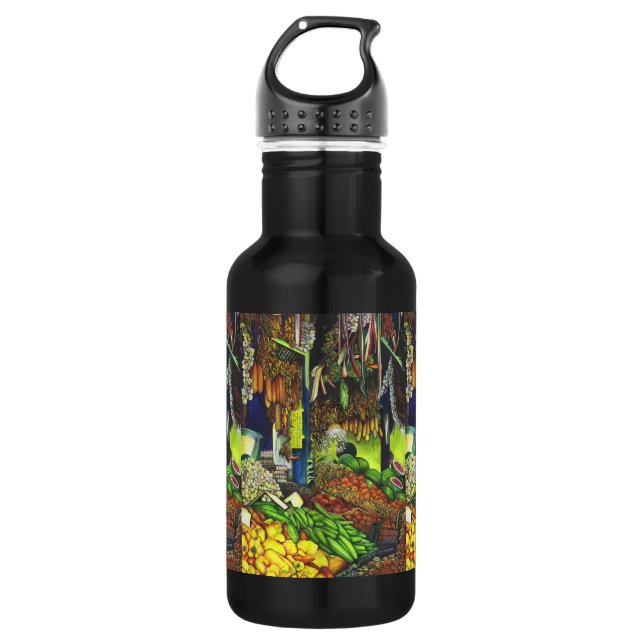 Bouteille D'eau En Acier Inoxydable Threads communs des interactions humaines (Devant)