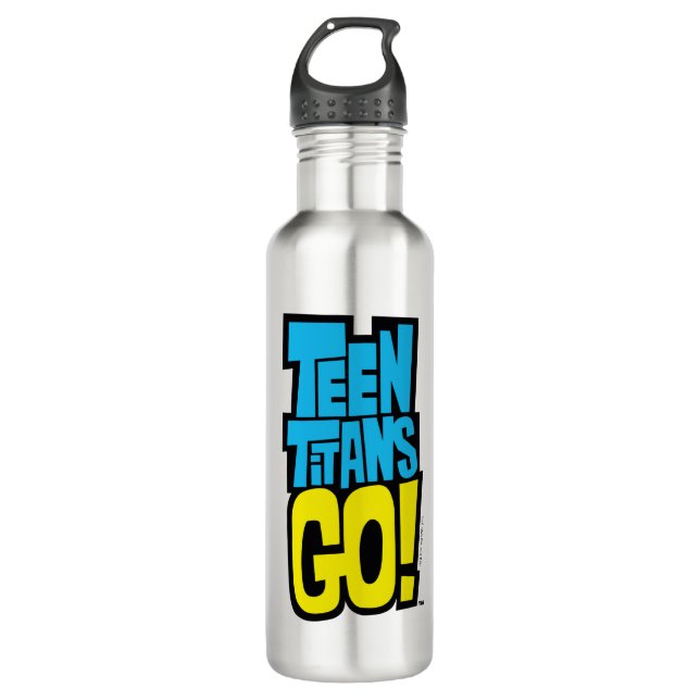 Bouteille D'eau En Acier Inoxydable Titans Ados, partez ! | Logo (Devant)