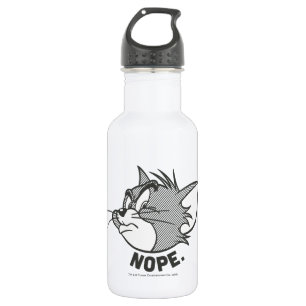 Bouteille D'eau En Acier Inoxydable Tom And Jerry   Tom Says Nope