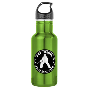 Bouteille D'eau En Acier Inoxydable Un gardien de terrain de hockey "Mon but"