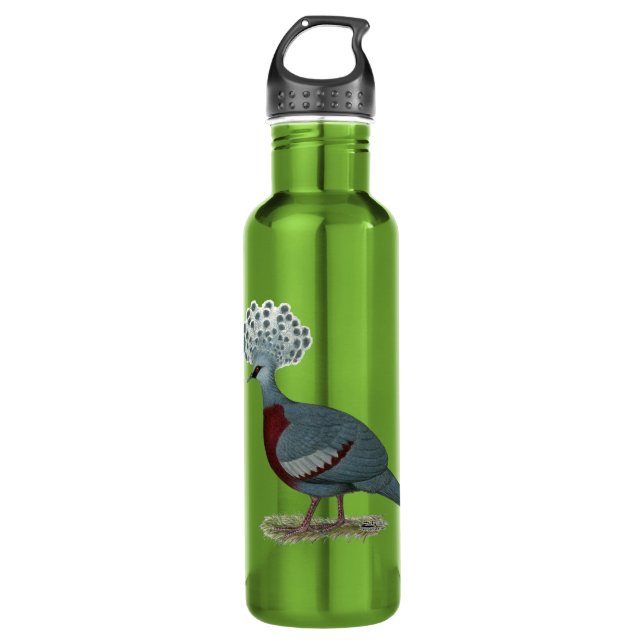 Bouteille D'eau En Acier Inoxydable Victoria Crowne Pigeon (Devant)