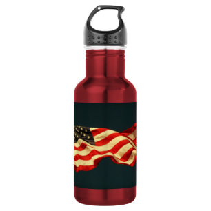 Bouteille D'eau En Acier Inoxydable Vieux glorieux patriotique Bouteille en acier inox