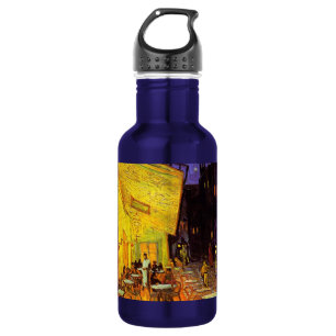 Bouteille D'eau En Acier Inoxydable Vincent Van Gogh Café Terrasse Au Night Fine Art