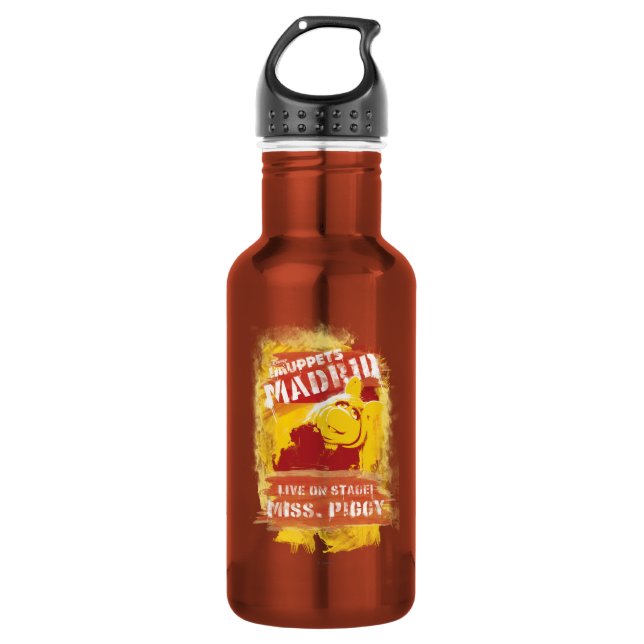 Bouteille D'eau En Acier Inoxydable Vis sur scène ! Mlle Piggy (Devant)