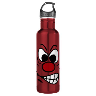Bouteille D'eau En Acier Inoxydable Visage frustrant Grumpey