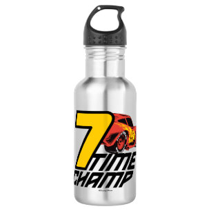 Bouteille D'eau En Acier Inoxydable Voitures 3  Lightning McQueen - 7 Time Champ