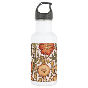 Bouteille D'eau En Acier Inoxydable William Morris Rose Flower Fond d'écran Motif