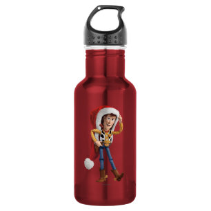 Bouteille D'eau En Acier Inoxydable Woody à Santa Hat