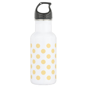 Bouteille D'eau En Acier Inoxydable Yellow polkadots