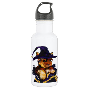 BOUTEILLE D'EAU EN ACIER INOXYDABLE YORKIE POO