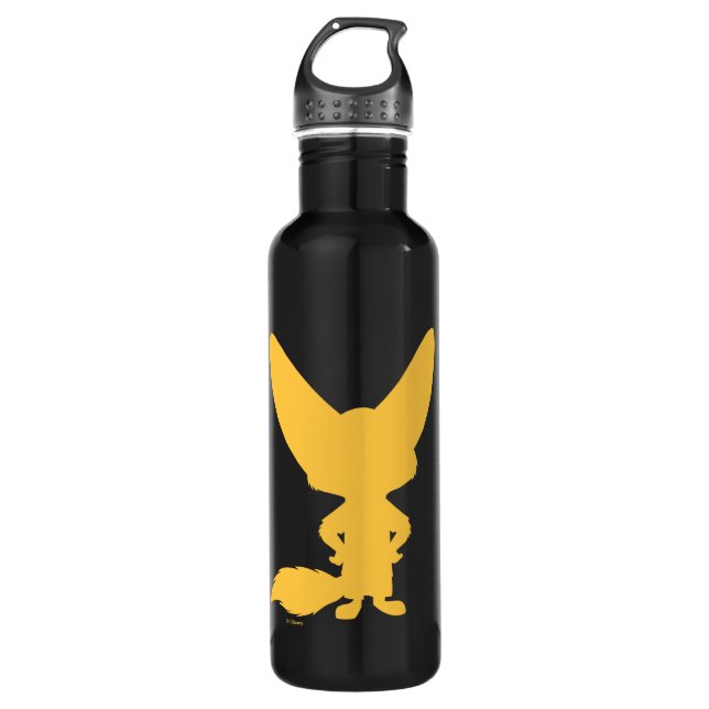 Bouteille D'eau En Acier Inoxydable Zootopia | Finnick Silhouette (Devant)