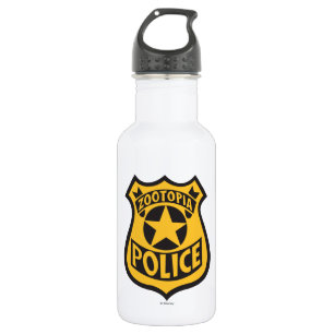 Bouteille D'eau En Acier Inoxydable Zootopie Insigne de police de Zootopia