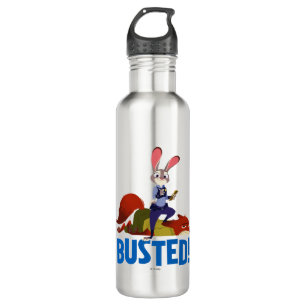 Bouteille D'eau En Acier Inoxydable Zootopie Judy Hopps & Nick Wilde - Busted!