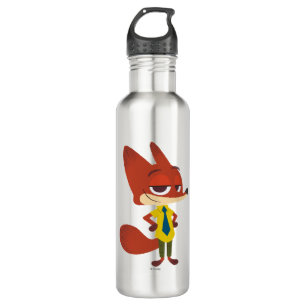 Bouteille D'eau En Acier Inoxydable Zootopie Nick Wilde - Le Renard Sly