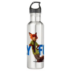 Bouteille D'eau En Acier Inoxydable Zootopie Nick Wilde - One Sly Fox