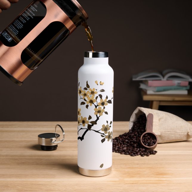 Bouteille d'eau en fleur de cerisier (Gym)
