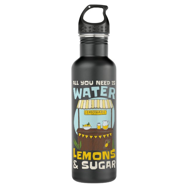 Bouteille D'eau Enfants Enfants Lemonade Stand Lemon Juice (Devant)